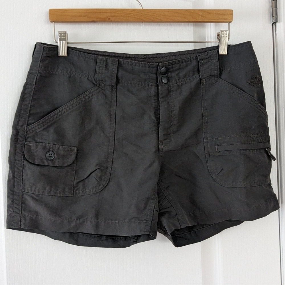 The North Face hiking shorts dark grey black size 14